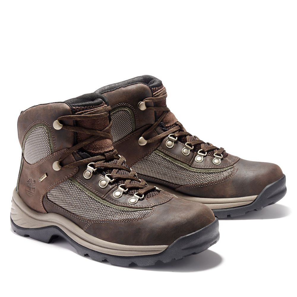 Botas de Montaña Timberland Argentina Hombre - Plymouth Trail Waterproof - Marrones Oscuro - ACGIHN-